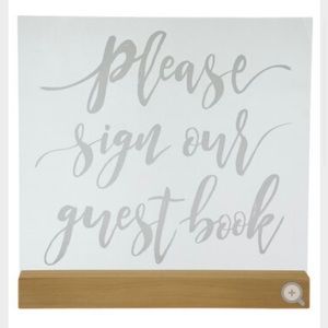 Wedding Guest Book Sign